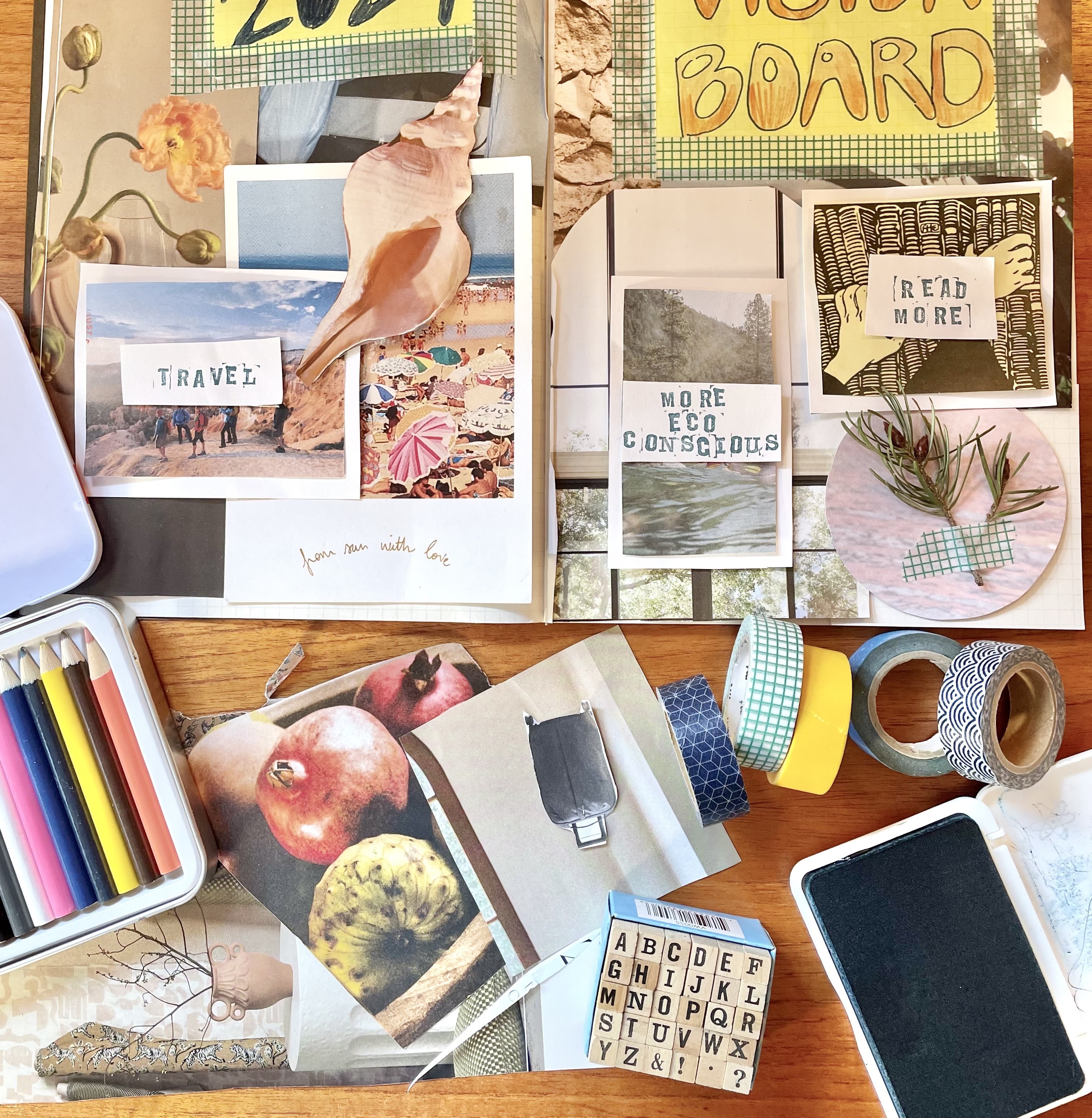 Collage journaling tools