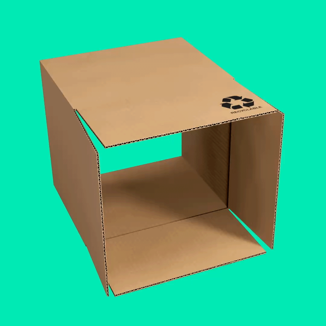 Box flattening for recycling
