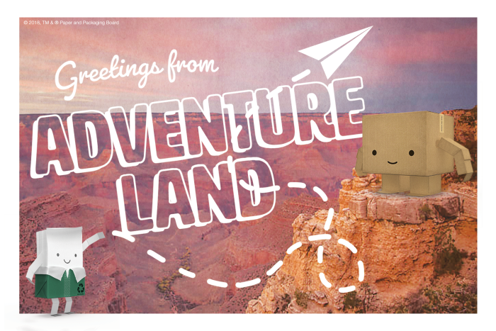 Adventure Land postcard