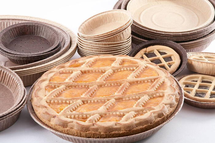 Cardboard pie tin