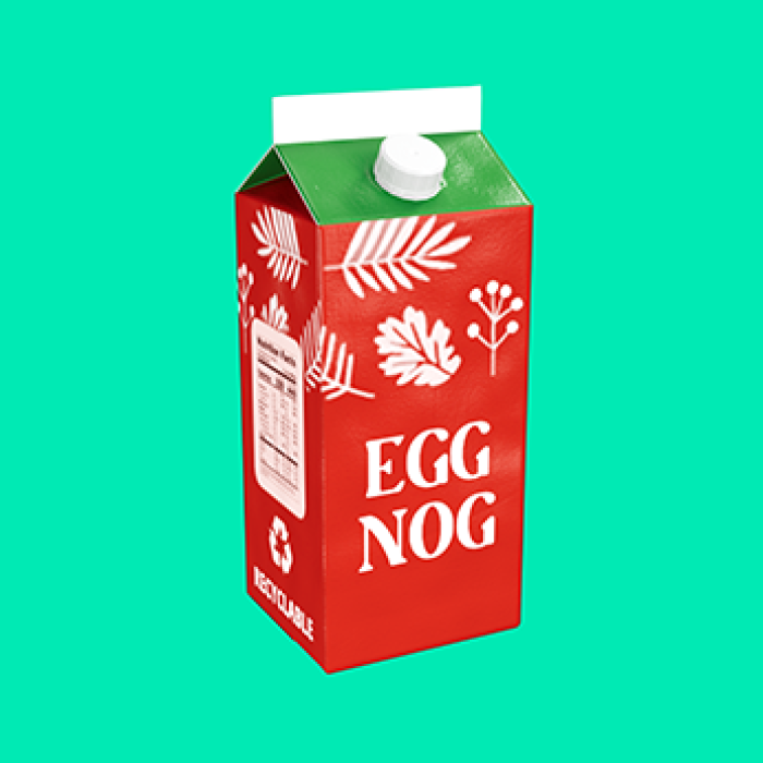 Egg Nog Carton