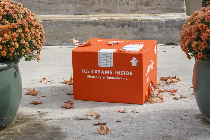 Jeni's shipping box