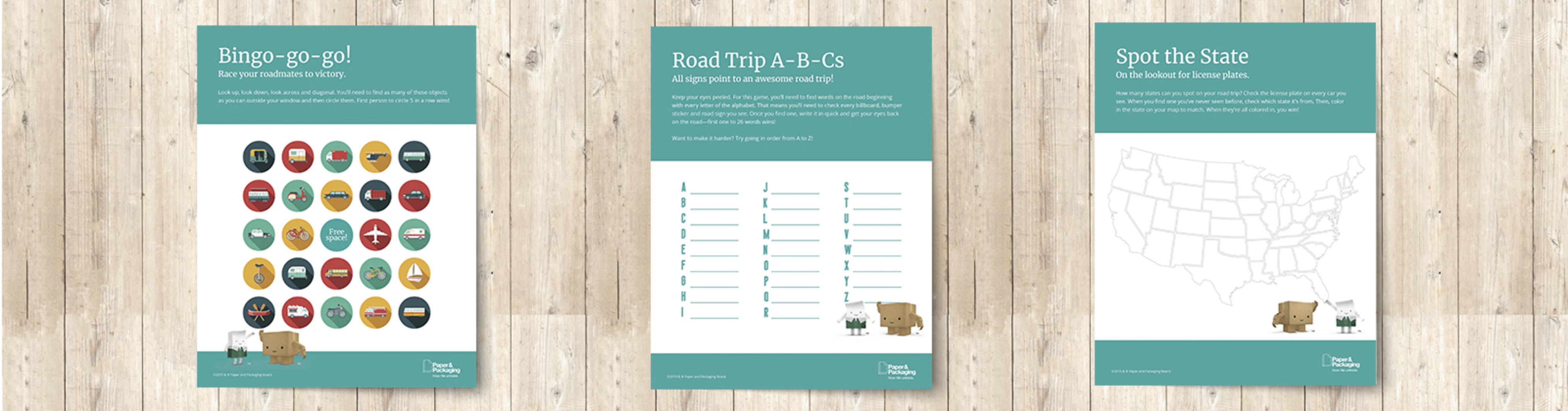 Printable Road Trip Games