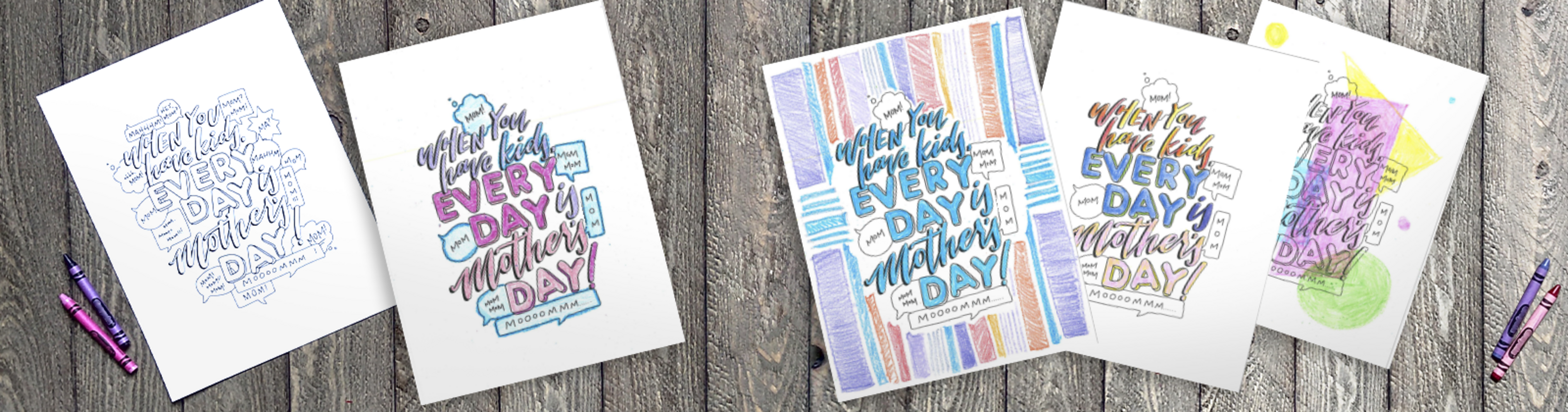 Mother's Day Coloring Page