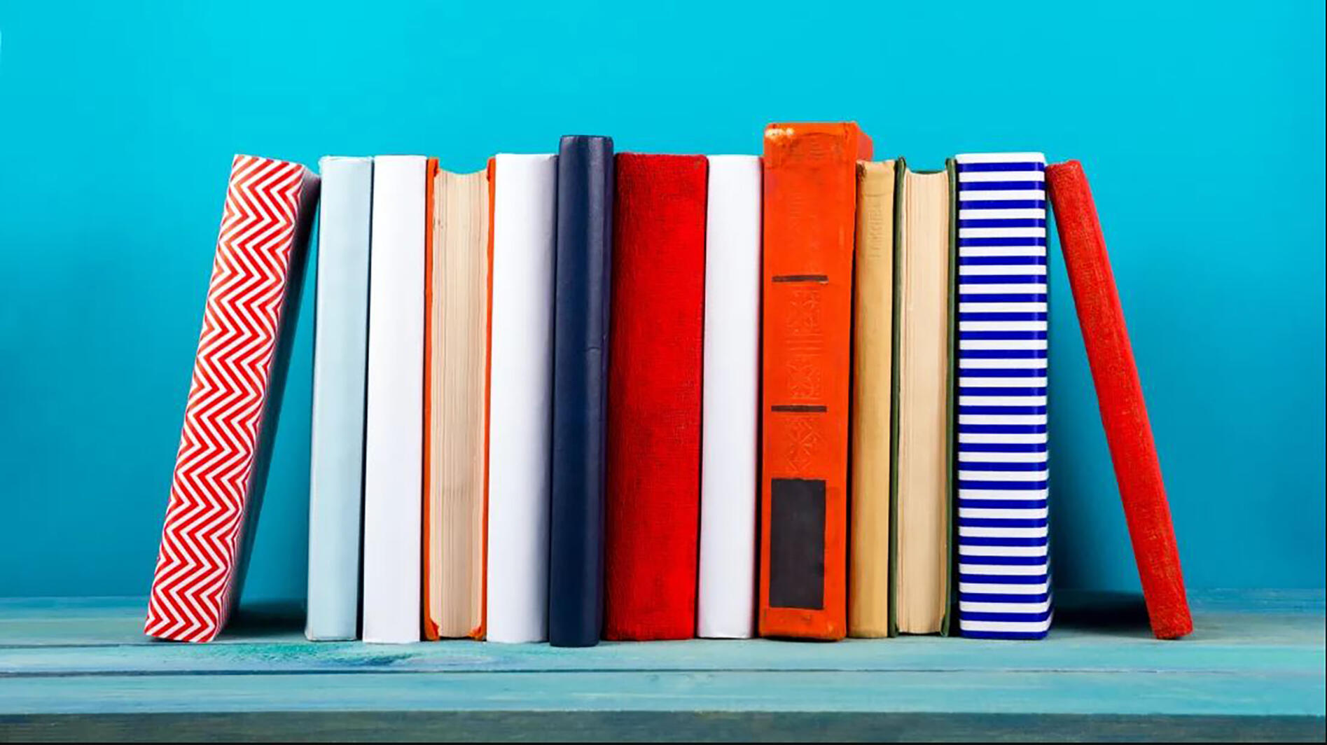 Stacked books