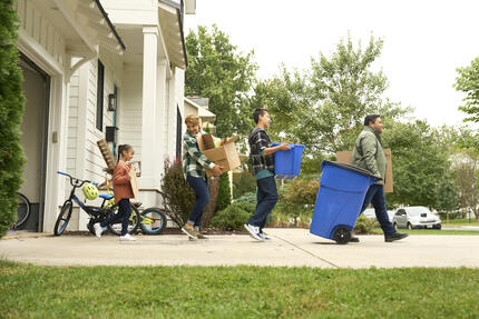 Family recycling