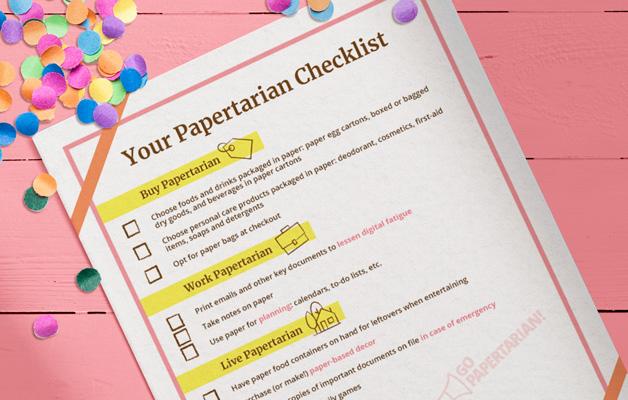 Papertarian checklist