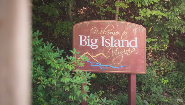 Big Island VA welcome sign