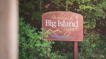 Big Island VA welcome sign