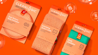 Cleanlogic products with orange background