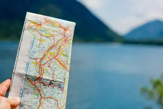 Paper map