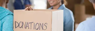 Donation box