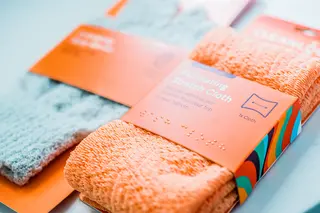 Cleanlogic packaging with braille