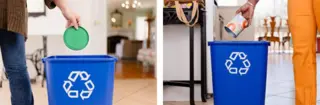 recycling paper cans correctly